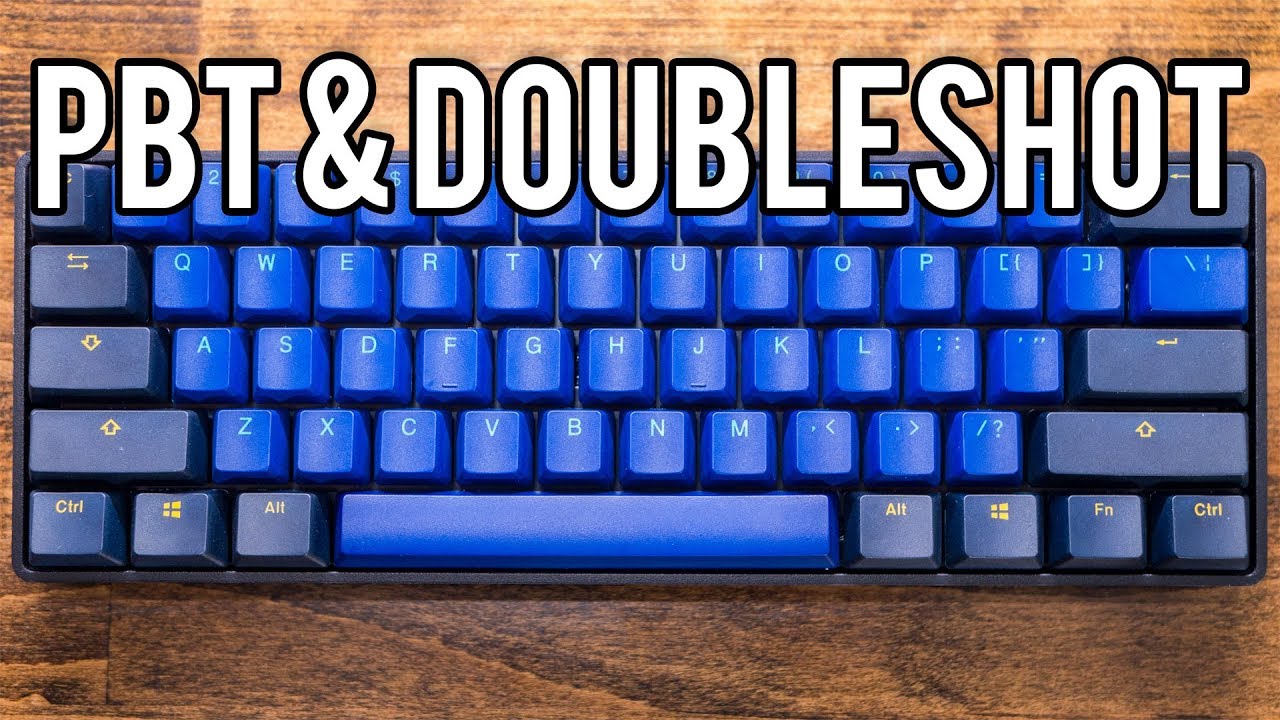 Suitable for Cherry MX Switches Doubleshot Pbt Keycaps ,2 OEM Height Blue and Yellow PBT Material SSSLG 60/% Keycaps