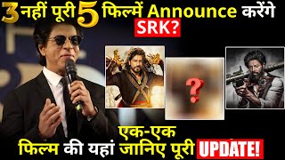 Shahrukh Khan is going to announce not 3 but 5 films in 2024 ? Here’s what we know !