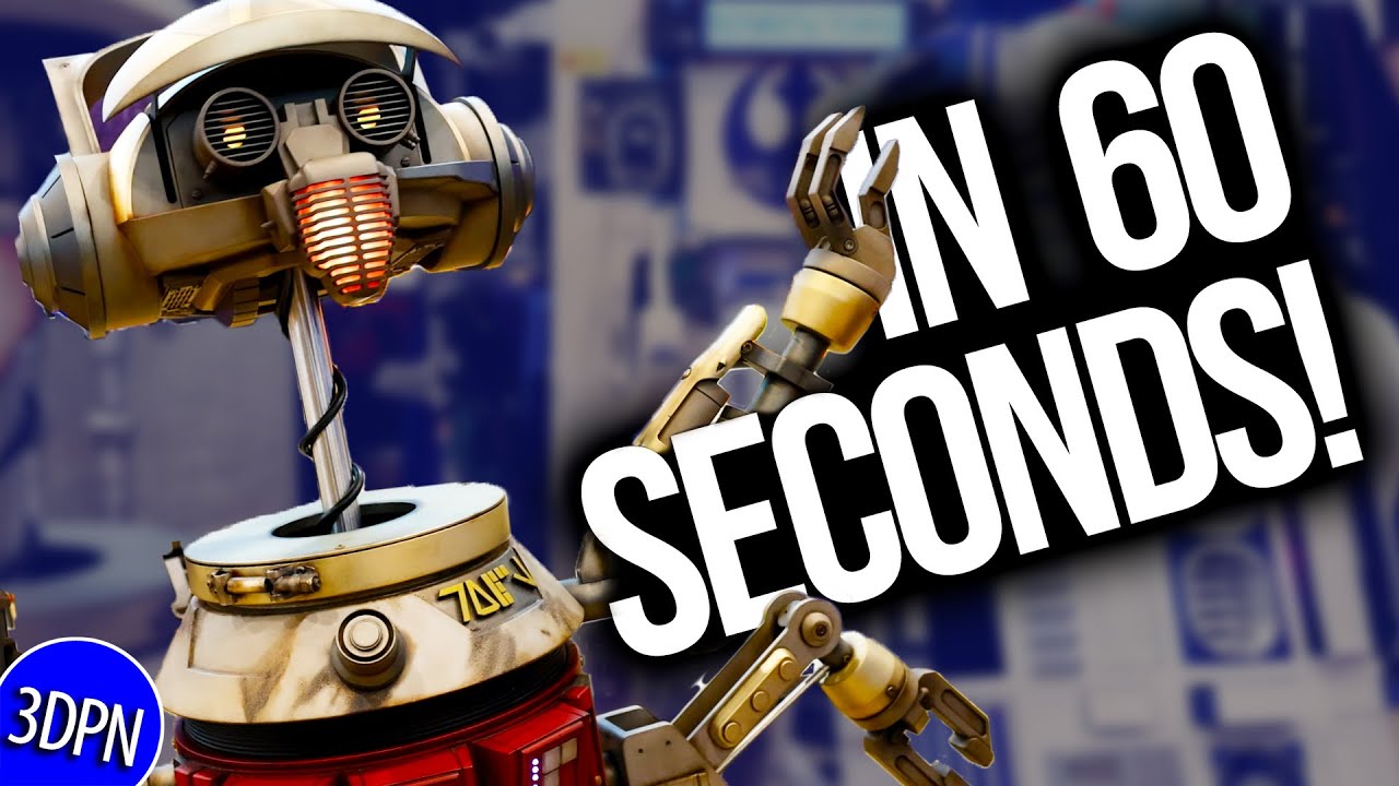 Star Wars Droids & HueForge Prints - ERRF in 60 Seconds!