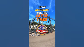 How ACCURATE are the QUEUE TIMES at Alton Towers? 🤔 #altontowers #rollercoaster #themepark