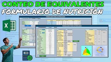 Cómo realizar una Historia Clínica Nutricional en Excel
