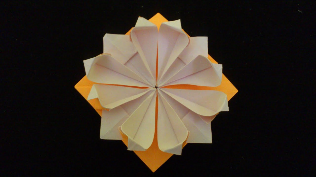 Cara Membuat Origami Bunga  Pin Bros Origami Bunga  dan 