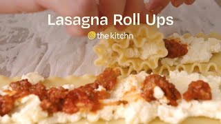 Lasagna Roll Ups | The Kitchn