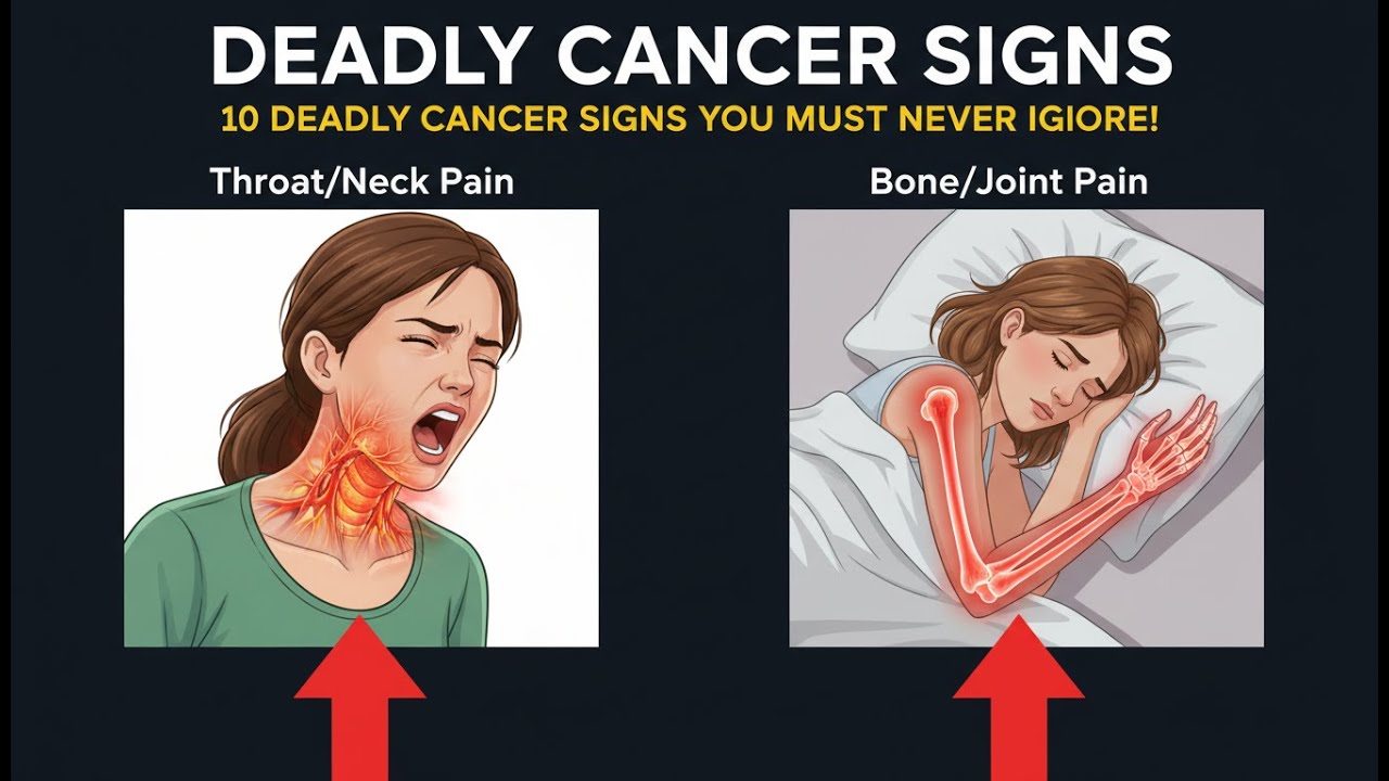 10 Deadly Cancer Warning Signs You Must Never Ignore