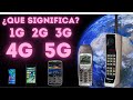 LA EVOLUCIÓN DE TECNOLOGÍA MÓVILES O CELULARES 1G 2G 3G 4G 5G
