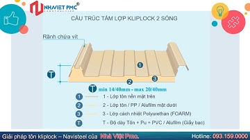 Những điều cần biết về tấm lợp kliplock | Tìm hiểu giải pháp tôn kliplock-Navisteel của Nhà Việt PMC