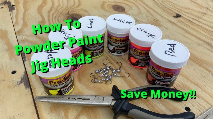 Paint your Fishing Lures Like a Pro! Powder Painting Jigs 