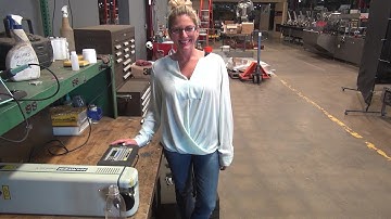 Markem 10 Watt Laser Coder Demonstration