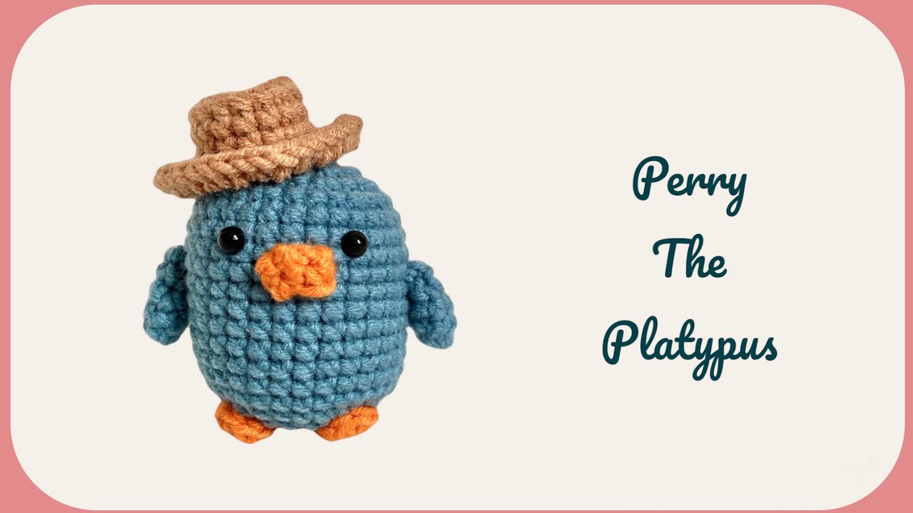 Crochet Perry The Platypus | Móc Thú Mỏ Vịt | Xuxu Crochet - Youtube