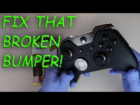Repair: How To Fix LB/RB Bumper On Elite Xbox One Controller - Replace Broken Bumper & Install New
