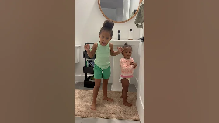 Little sister gets in trouble for drawing on the wall #shorts