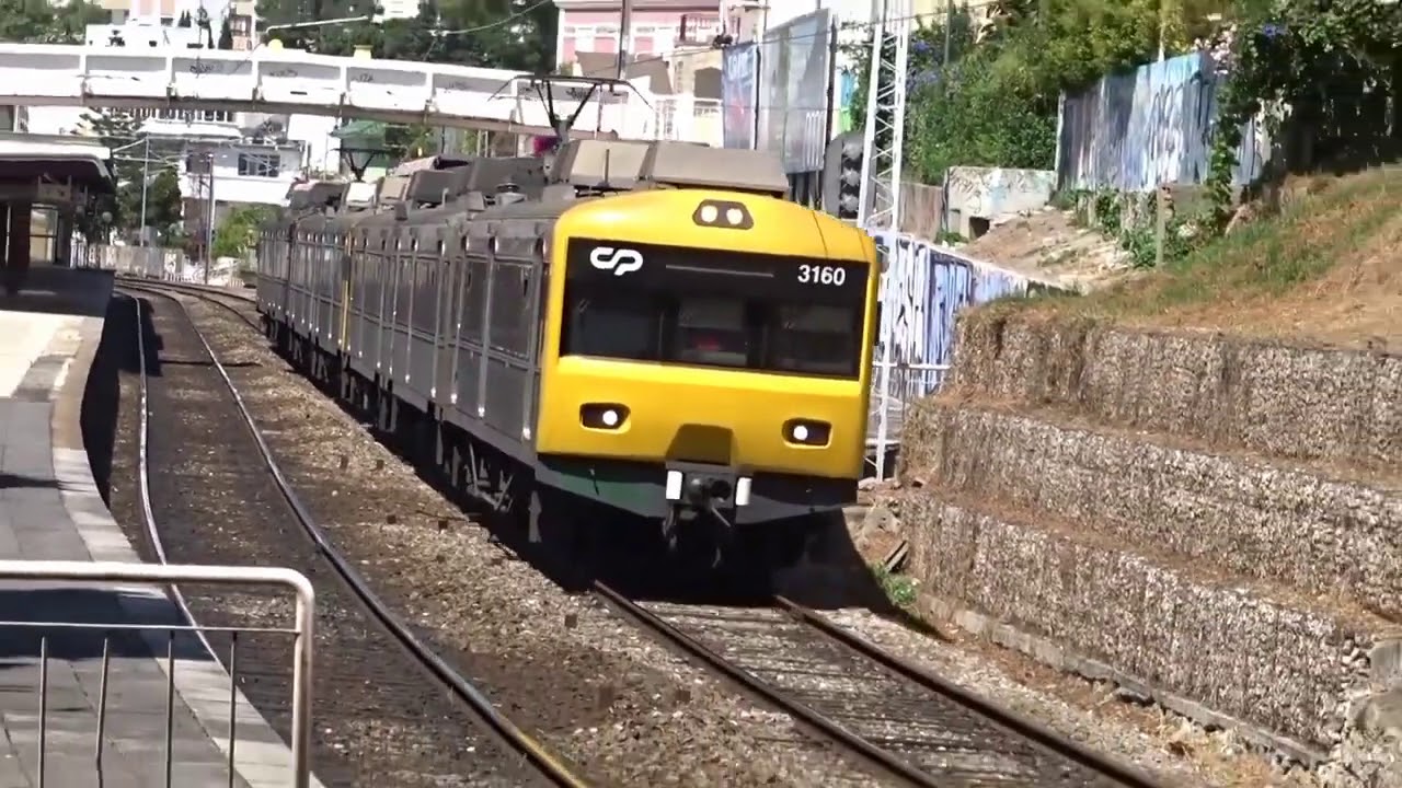 Passagem da 3151 para ensaios, da 1427 e serviços para Cascais e Cais do Sodré @ Paço de Arcos