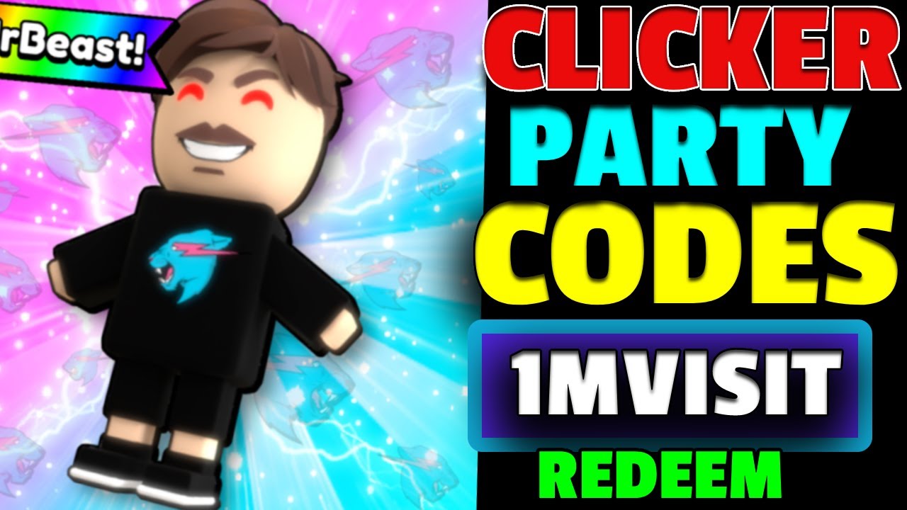 ALL NEW WORKING CODES FOR Clicker Party SIMULATOR ROBLOX CLICKER PARTY SIMULATOR CODES YouTube