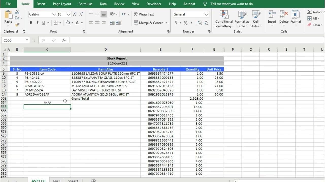 Vlookup With Trim Function [ Vlookup Error N/A Solution with Trim ] 