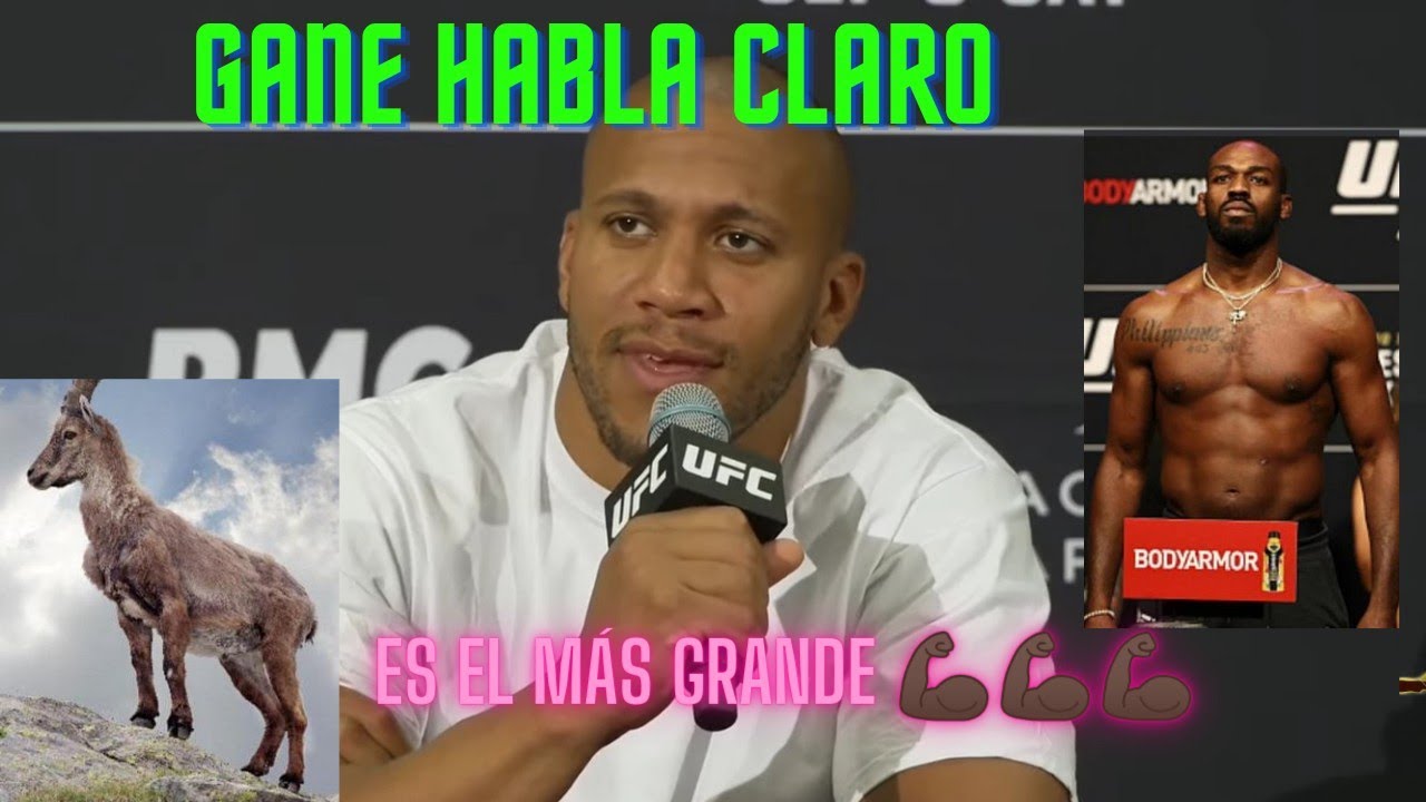 Ciryl Gane lo tiene claro Jon Jones es el GOAT.