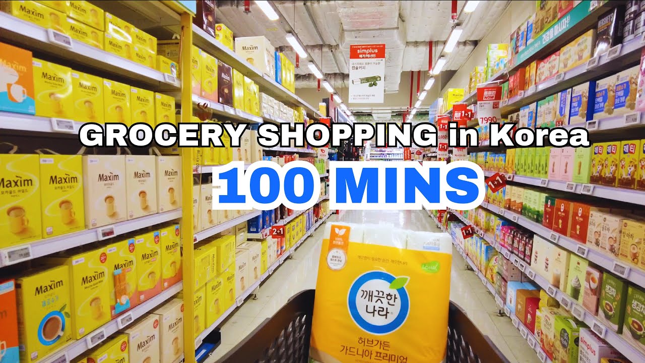 Grocery Shopping in Korea | 100 Minute Compilation | Grocery Food with Prices | Shopping in Korea