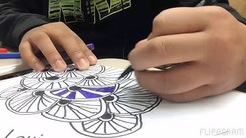 ZENTANGLE TIMELAPSE (Art Patterns)