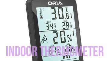 Amazon Temperature Humidity ► Oria Digital Hygrometer Thermometer ◄ Indoor Gague Monitor Meter