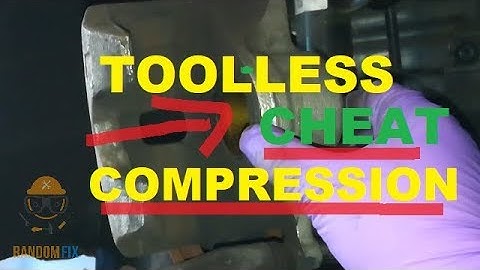 DIY Brake Job Cheat▶️ How To Compress Brake Piston▶️ NO Special Tool Required