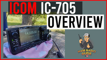 ICOM - IC-705 QRP SDR All Mode VHF UHF HF Transceiver Overview - THERE