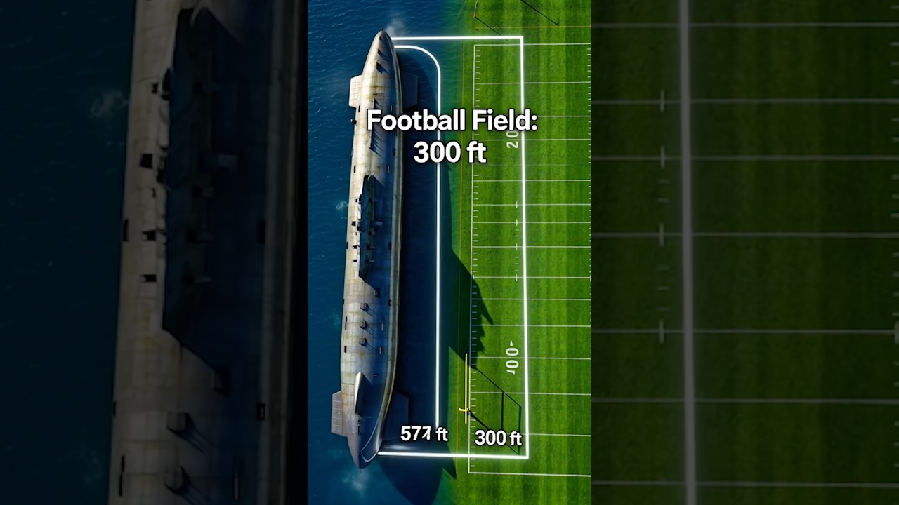 This is the world largest submarine ever (typhoon class submarine) 