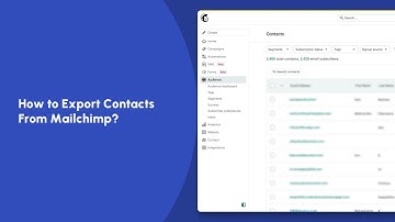 How to Export Contacts From Mailchimp? | Mailchimp Tutorials | Trainn