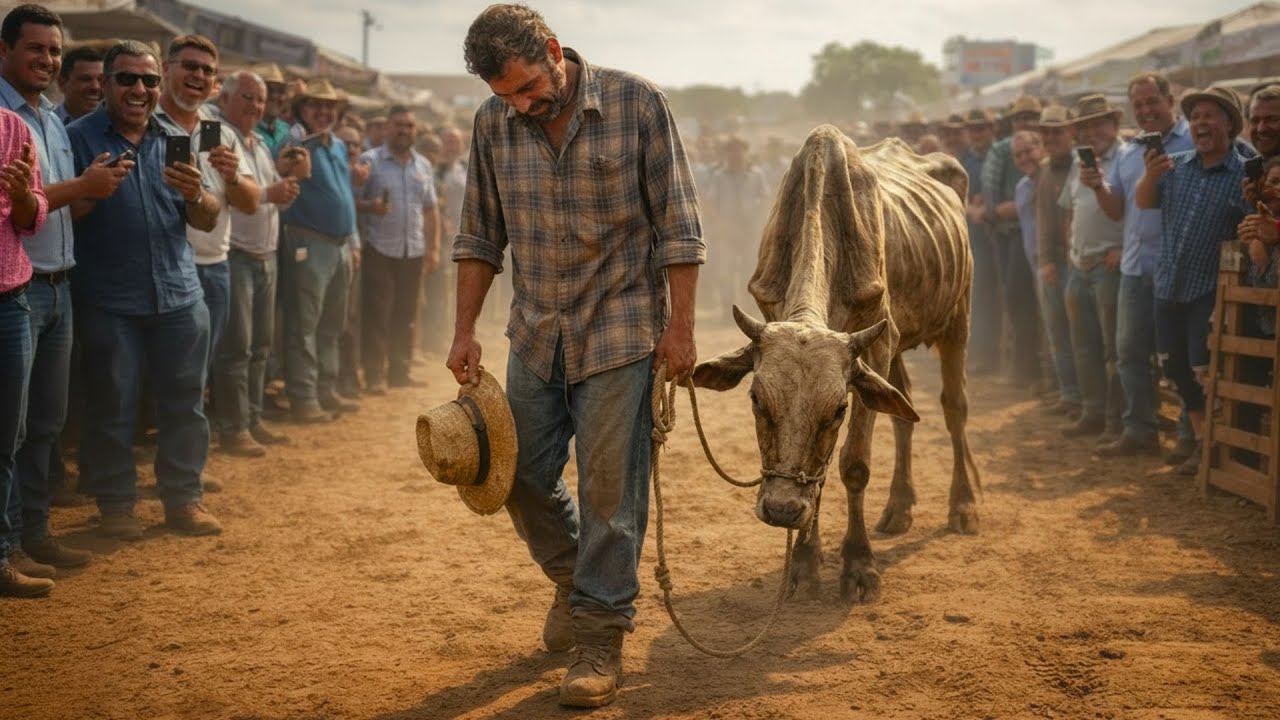 Se rieron a carcajadas cuando eligió al TORO más flaco de la feria… pero nadie sabía lo que escondí