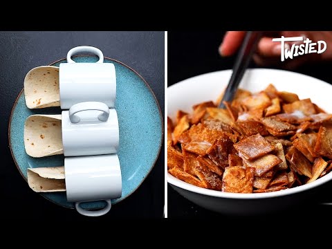 Tortilla Wrap Hacks You Didn39t Know You Needed!  Twisted  Save This Video For Later!