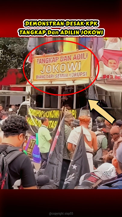 DEMO TANGKAP DAN ADILI JOKOWI DI KPK #demo #roysuryo #jokowi