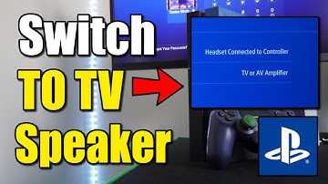 How to Switch From Headset to TV SPEAKERS on PS4 Console (Best Method)