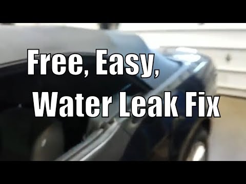 Ford Mustang Water Sloshing and Foor Wet "Repair for Free"