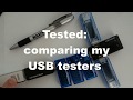 Tested: Comparing my USB testers (Charger Doctor, USB Detector and others)