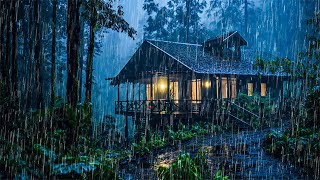 Suara Hujan untuk Tidur - Suara Alam Hujan dan Petir untuk Tidur Cepat, Meditasi, Mengurangi Stres
