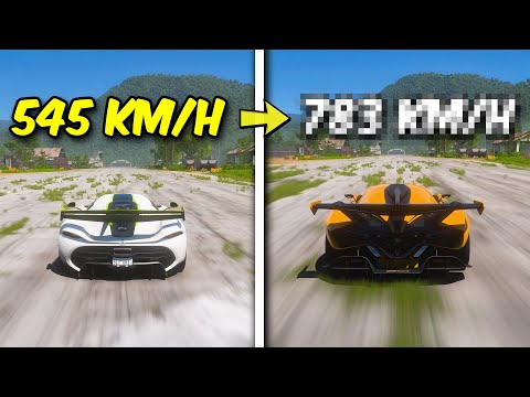 The *NEW* Top 10 FASTEST Cars in Forza Horizon 5 With Tunes