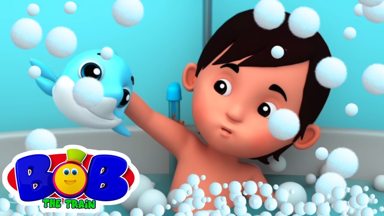 Chanson de bain | Musique pour enfants | Bob The Train Française | Vidéo éducative | Préscolaires