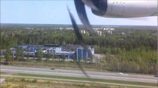 FinnComm ATR 42-500 landing to Pori