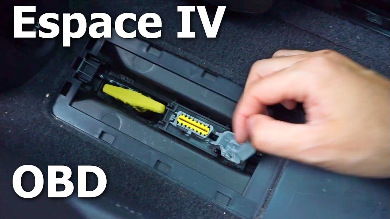 Renault Espace Iv - Obd Connector Location - Youtube