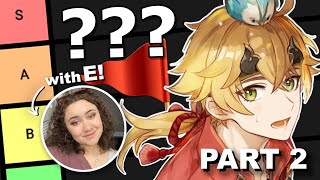 Ranking Which Genshin Characters are RED FLAGS?! 🚩 (ft. EisSocial) - PART 2