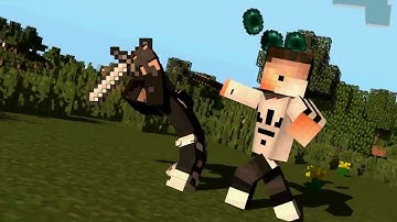 (C4D+Ae) //yFairon// Intro Minecraft Animation