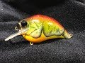 How to paint a Painted Devil Crawfish on a Crankbait