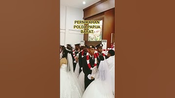 LUAR BIASA PERNIKAHAN PALING ROMANTIS POLDA PAPUA BARAT SEMANGAT POLDA PAPUA BARAT #poldapapuabarat