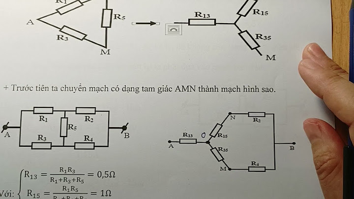 Bài tập tìm hiệu điện thế trong tam giác