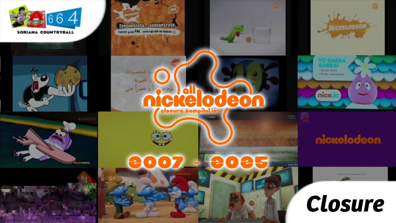 all nickelodeon closure compilation (2007 - 2025) 