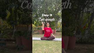 This 3-Min Core Flow HITS Different | Day 3 #yogashorts #absworkout #shorts