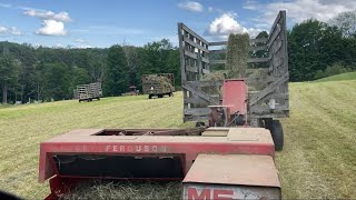 Hay Baling roulette in this cold & dreary June (2023)