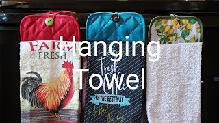 Dollar Tree Diy Hanging Stove Towels