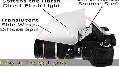 Fotodiox Pop-UP Flash Diffuser w/Harsh Light Minimizer for Nikon Camera D100, D200, D300s, D300, D7