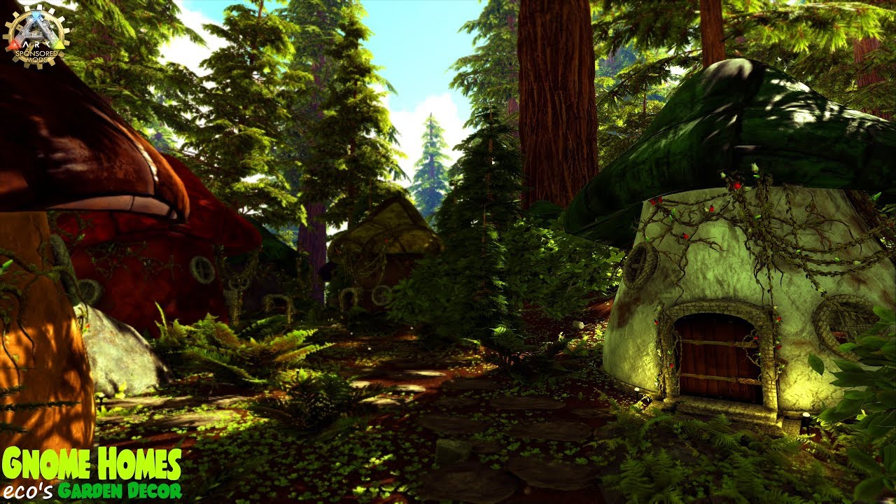 Gnome Homes | eco's Garden Decor | ARK Sponsored Mod - YouTube Gnome Homes ecos Garden Decor ARK Sponsored Mod YouTube