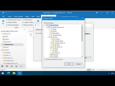 Delete Outlook Folders
