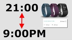 How to Change Fitbit to/from 24 Hour Clock (Military Time)